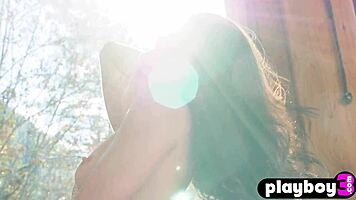 Petite milf poses naked, showing her sexy ass and small tits