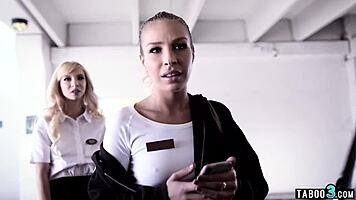 Teen BFFs fuck a stranger for his treasury box 😏