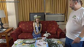 Luna Lips in Wild Shower Gangbang Promo!