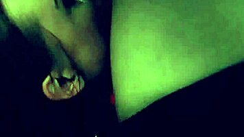 Hot teen footjob with lucky guy fucking