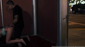 Does cute Valerie White enjoy rough bondage sex from behind?