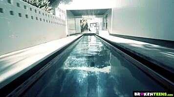 Brokenteen Anastasia Black Outdoor Hardcore Fucking