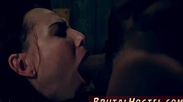 Check out this extreme BDSM bondage session ending with a facial on her birthday.