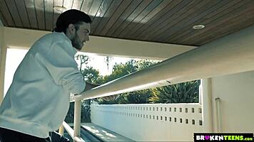 Brokenteen Anastasia Black Outdoor Hardcore Fucking