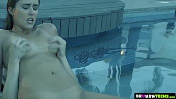 Brokenteen Anastasia Black Outdoor Hardcore Fucking