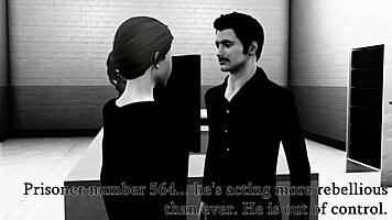 She's the prison prostitute teasing with deepthroat blowjobs