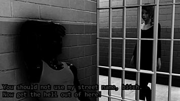 She's the prison prostitute teasing with deepthroat blowjobs