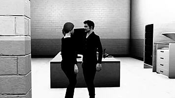 She's the prison prostitute teasing with deepthroat blowjobs