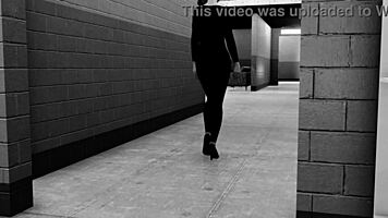 वह प्रिजन प्रॉस्टीट्यूट है, डीपथ्रोट ब्लोजॉब्स से टीज करती है