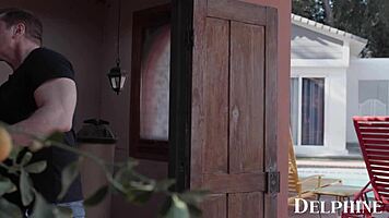 Busty College Student Lexi Luna Seduces Her Neighbor With Blowjob And Handjob!