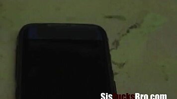 Blindfolded Step Sister Mistakes Cock for Peyton Robbie's Fantasy