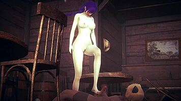 Shogun Raiden gets assfucked hard