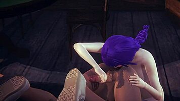 Shogun Raiden gets assfucked hard