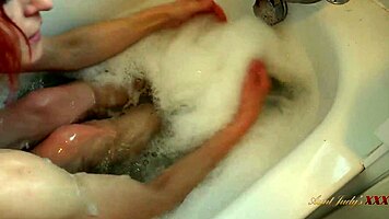 Redhead MILF Tenant Sucks Cock POV for Rent