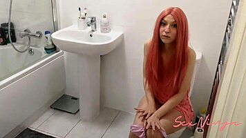 I Feel Torn About My Step Sister's Seductive Moves in the Bathroom