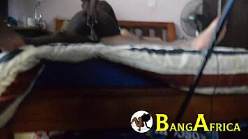 black petite 18+ hoe strips in wild group session