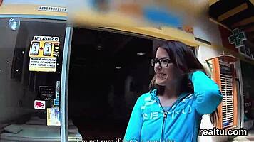 Attractive Czech Teen 18+ Seduced in Supermarket and Banged POV!