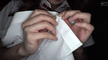 Wow! Cute JK Gal Cheats for Wild POV SEX!