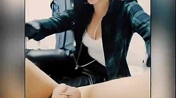 sexy colombian couple kissing and licking