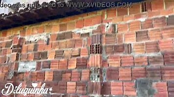 skinny brazilian pornstar jerks monster cock in abandoned site