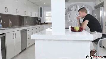 Stepsister gets caught riding in college fantasy