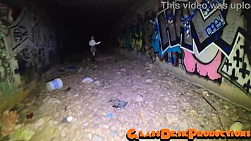 sandiego hunters get anal-ized in tunnel