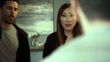 Watch this busty asian catch her bf cheating!