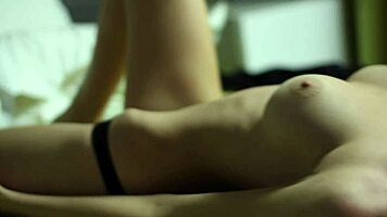 Delicate Blond Russian Amateur Shumina Shows Off Her Curly Hair And Silicone Features