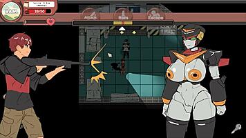 in spooky milk life hentai, the curvy teen femdom fucks roughly on the ground with toys and monster cock