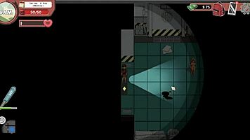 in spooky milk life hentai, the curvy teen femdom fucks roughly on the ground with toys and monster cock