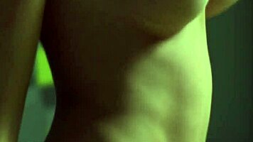 Delicate Blond Russian Amateur Shumina Shows Off Her Curly Hair And Silicone Features