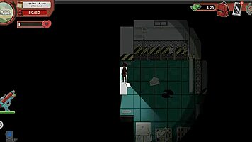 in spooky milk life hentai, the curvy teen femdom fucks roughly on the ground with toys and monster cock