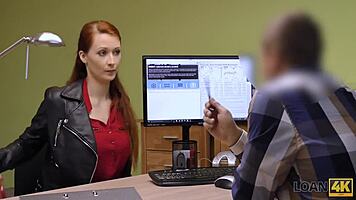 the loan4k agent in the interview says the czech teen 18+ couple fucks for cash on web chat