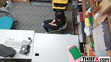 stiff case with teen 18+ thief penelope reed