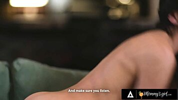 Stacked Milf Penny Barber Catches Her Naughty Stepdaughters Fucking with a Strapon