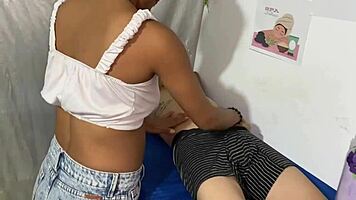 Beautiful black spa girl with a stunning body