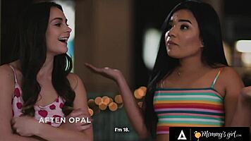 Stacked Milf Penny Barber Catches Her Naughty Stepdaughters Fucking with a Strapon