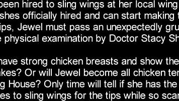 New Hooters Girl Jewel Undergoes Humiliating Gyno Exam