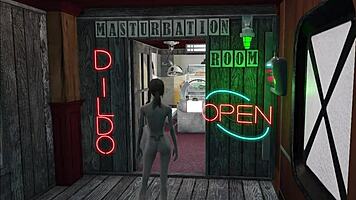 Teen brunette masturbates in fallout 4 room