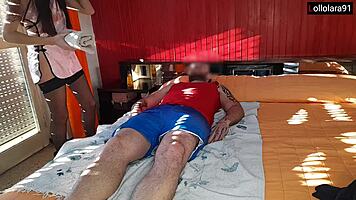 Hidden Camera In Massage Center