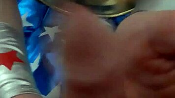 I's watchin this hot young redhead suckin cock in cosplay, it's so amazin!