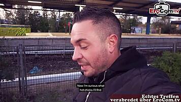 Hey, wanna see a German blonde in nylons picked up off the street?