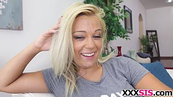 Blonde Sis Kenzie Green Gets Banged Hard