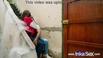 Daisy Stone Scarlett Bloom Peel Leggings for Cumshot