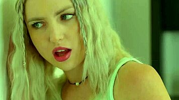 Britt Blair seduces her Asian roommate Kimmy Kim with naughty licks in their dorm room