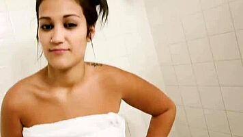 Step bro bangs Devyn Hearts shaved pussy with big cock