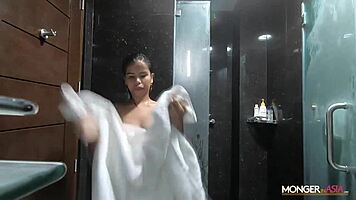 Tiny Filipina Pussy Pumped Full of Semen in Hardcore Missionary