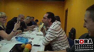 Nora Barcelona shines at Alicante erotic festival FEDA 2014 with hot anal