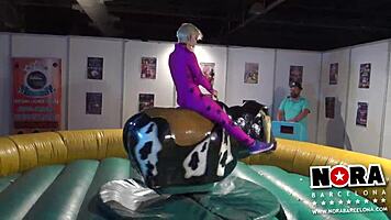 Nora Barcelona shines at Alicante erotic festival FEDA 2014 with hot anal