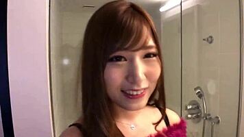 rin the cute clerk gets blowjob and creampie in love hotel